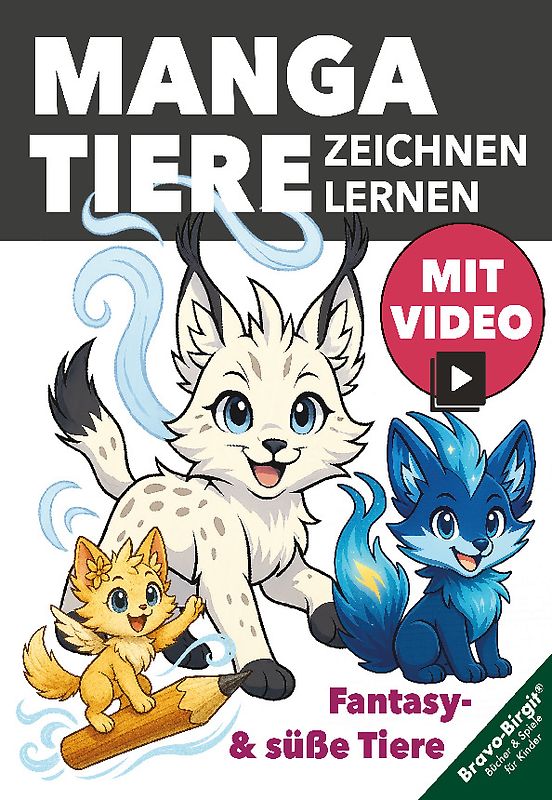 Manga-Tiere zeichnen lernen – für Kinder ab 8 mit tollen Zeichen-Videos