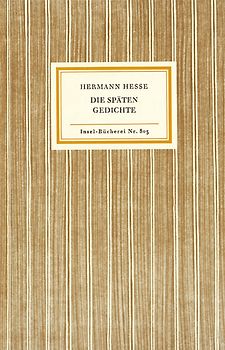 Die späten Gedichte