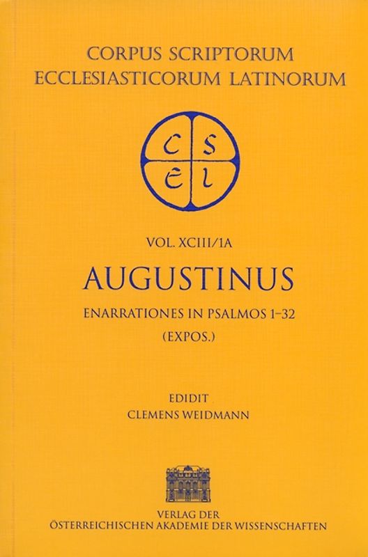 Sancti Augustini Opera. Ennariationes in Psalmos 1-50