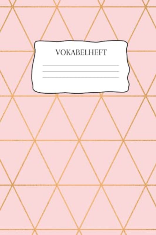 Vokabelheft: Vokabelheft Muster, A5, 60 Seiten mit je 3 Spalten