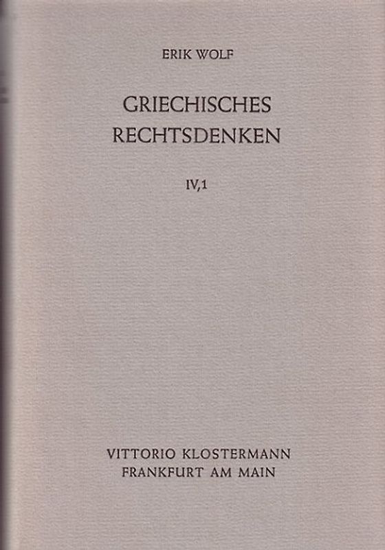 Griechisches Rechtsdenken