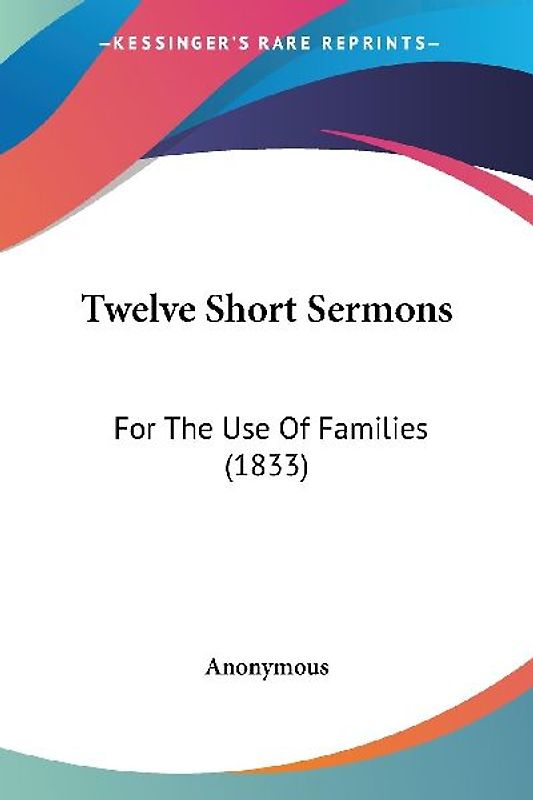Twelve Short Sermons