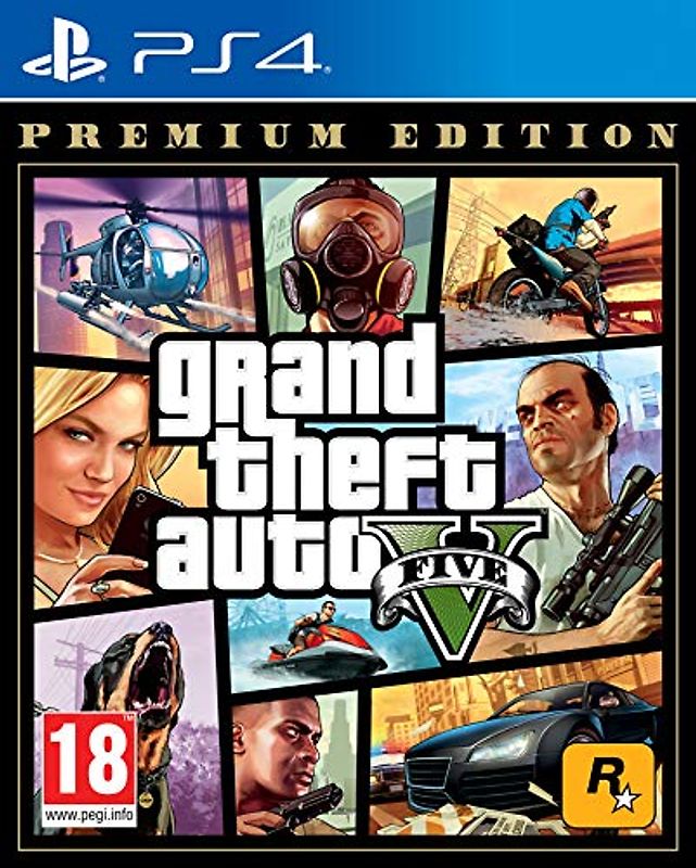 GTA V [Premium Edition, Import] PlayStation 4