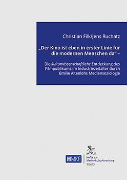 „Der Kino ist eben in erster Linie für die modernen Menschen da“ –