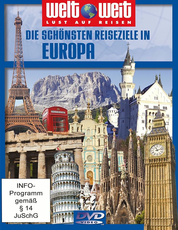 Weltweit - Die schönsten Reiseziele in Europa DVD