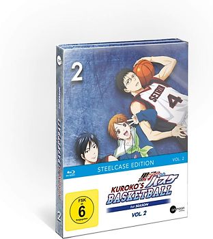 Kuroko's Basketball - Season 1 - Vol. 2 [Limited Steelbook Edition, inkl. Acryl Figur & Panini Sammelkarten] Blu-ray Disc