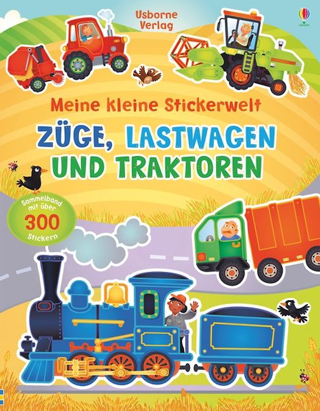 Meine kleine Stickerwelt: Züge, Lastwagen und Traktoren