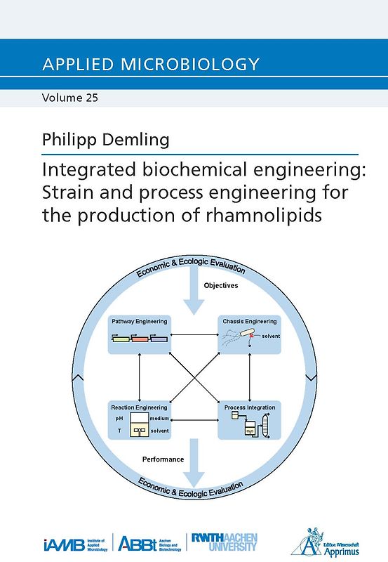 Integrated biochemical engineering: Strain and process engineering for the production of rhamnolipids