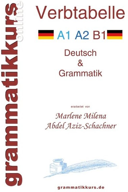 Verbtabelle Deutsch A1 A2 B1