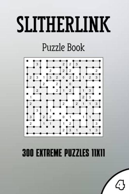 Slitherlink Puzzle Book -300 Extreme Puzzles 11x11 (4)