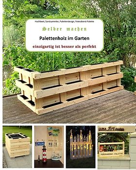 Palettenholz im Garten