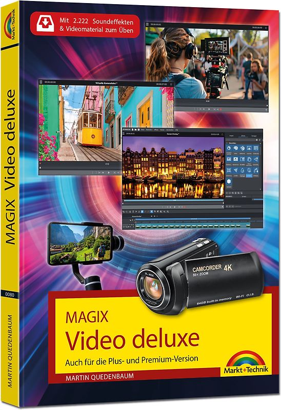 MAGIX Video deluxe 2026 - Das Buch zur Software. Die besten Tipps und Tricks.