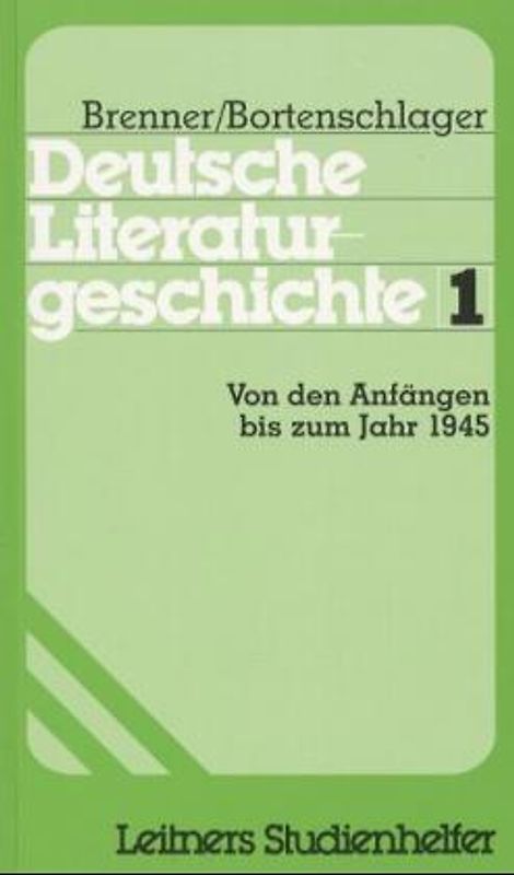 Deutsche Literaturgeschichte  1-4