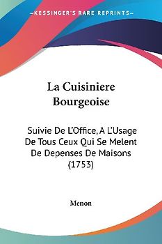 La Cuisiniere Bourgeoise