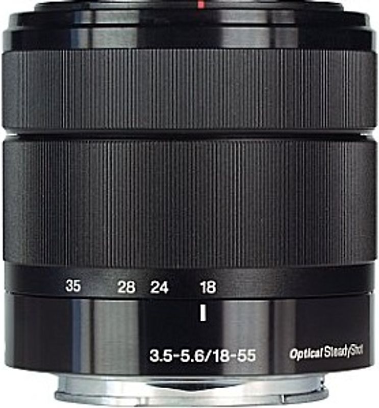 Sony E 18-55 mm F3.5-5.6 OSS 49 mm Filtergewinde (Sony E-mount Anschluss) schwarz