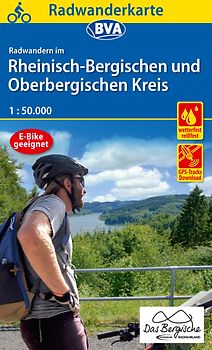 BVA Radwanderkarte Rheinisch-Bergischen und Oberbergischen Kreis 1:50.000