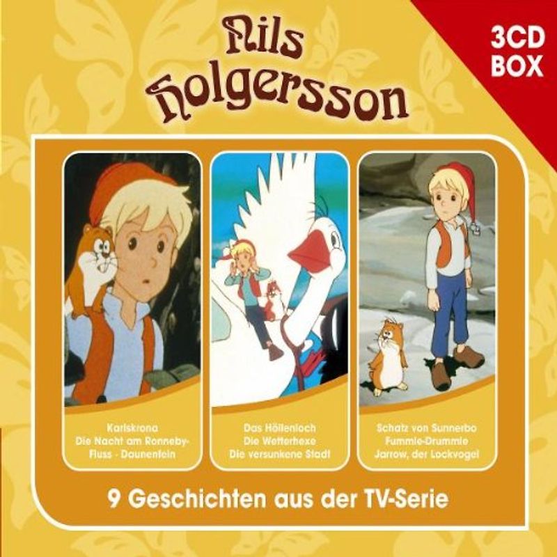 Nils Holgersson: 9 Geschichten aus der TV-Serie [3 Audio CDs]