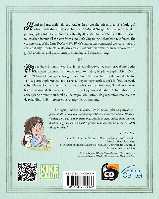 Les Aventures de Pili À New York . Dual Language Books for Children. Bilingual English - French. Français . Anglais