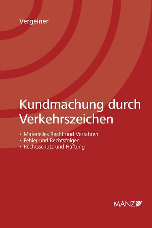 Kundmachung durch Verkehrszeichen