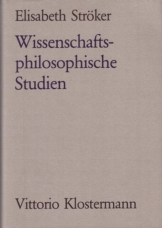 Wissenschaftsphilosophische Studien