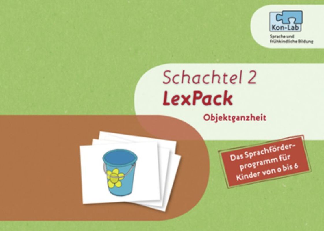 KonLab LexPack. Therapie- und Förderpaket für Kinder / Schachtel 2: "Objektganzheit": Puzzlekarten