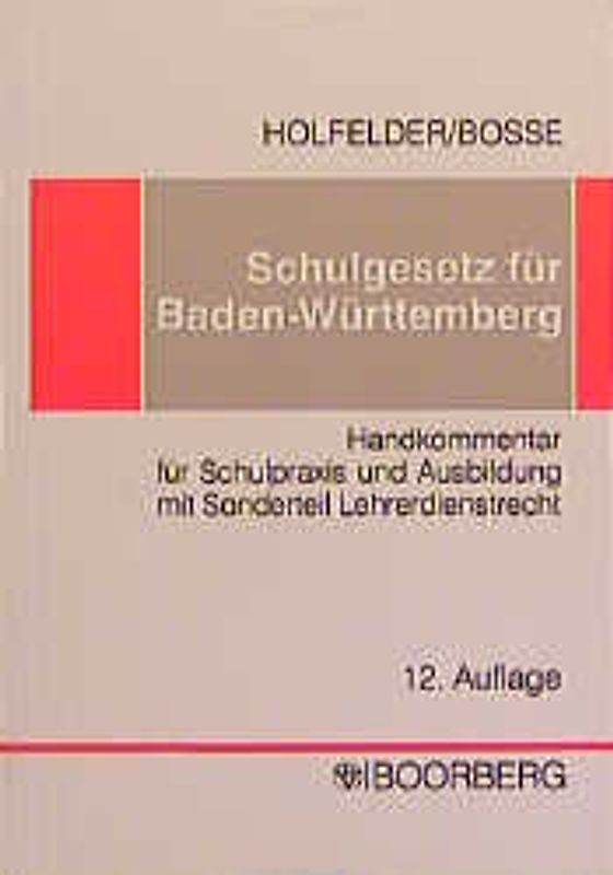 Schulgesetz für Baden-Württemberg