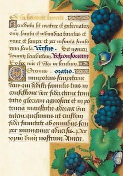 Carnet Ligné Heures Anne de Bretagne, Raisin