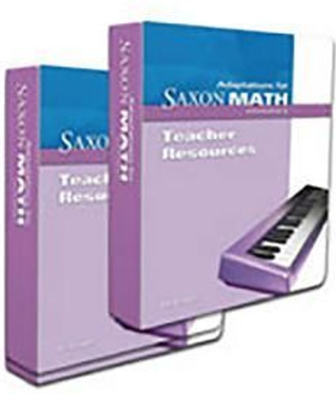 Saxon Math Course 2: Adaptations Binder