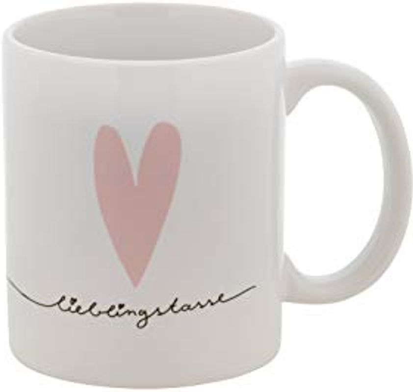 Lieblingstasse "Herz" in rosa | Kaffeebecher | Geburtstag | Geschenkidee für Frauen |verpackt in passender Geschenkbox mit Geschenk-Aufkleber | Stay Inspired! by Lisa Wirth