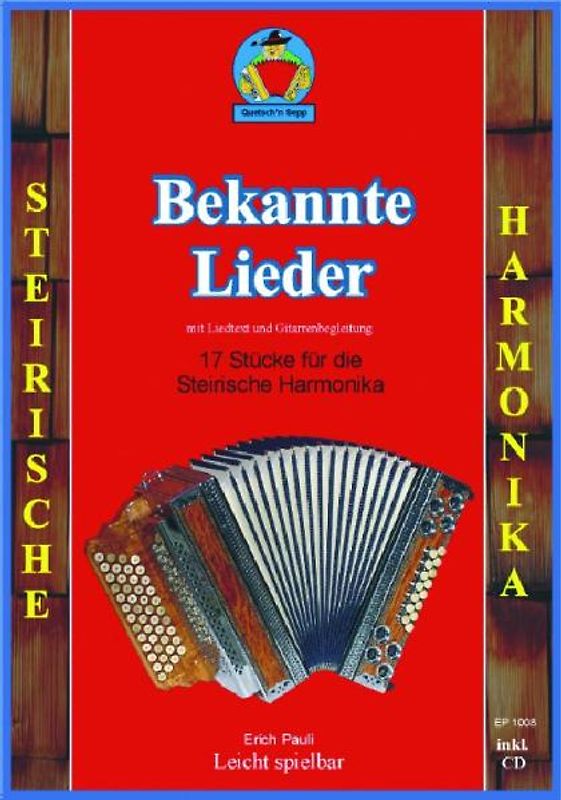 Bekannte Lieder. 17 bekannte und gerngespielte Lieder mit Text und Gitarrenbegleitung  incl. CD