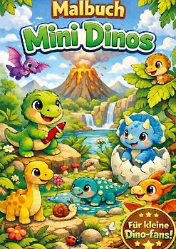 Malbuch, Mini dinos