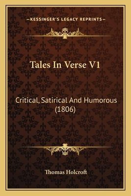Tales In Verse V1