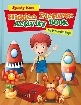 Hidden Pictures Activity Book for 9 Year Old Boys