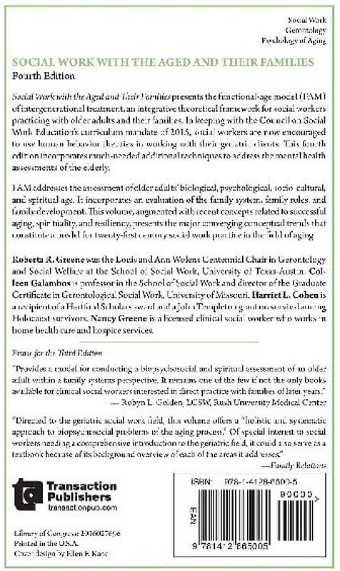 Social Work with the Aged and Their Families