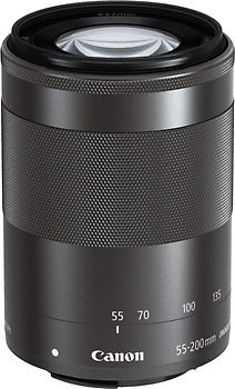 Canon EF-M 55-200 mm F4.5-6.3 IS STM 52 mm Filtergewinde (Canon EF-M Anschluss)  schwarz
