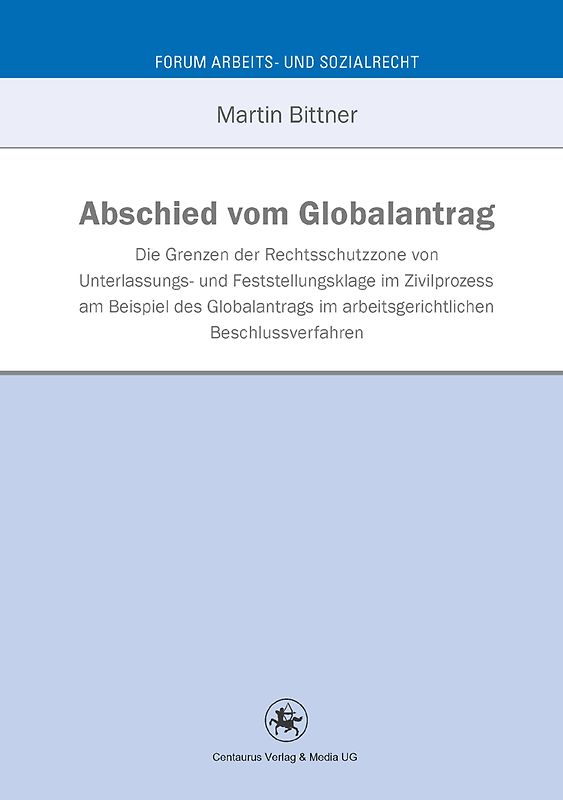 Abschied vom Globalantrag
