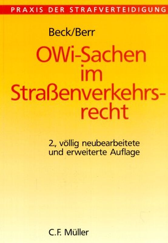 OWi-Sachen im Strassenverkehrsrecht