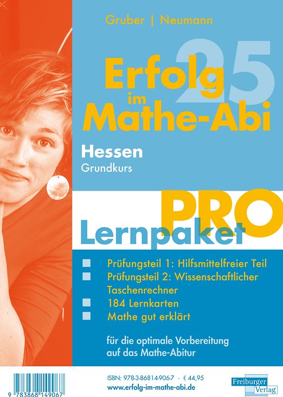 Erfolg im Mathe-Abi 2025 Hessen Lernpaket 'Pro' Grundkurs