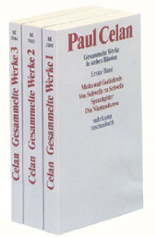 Gesammelte Werke 1–3. Gedichte, Prosa, Reden