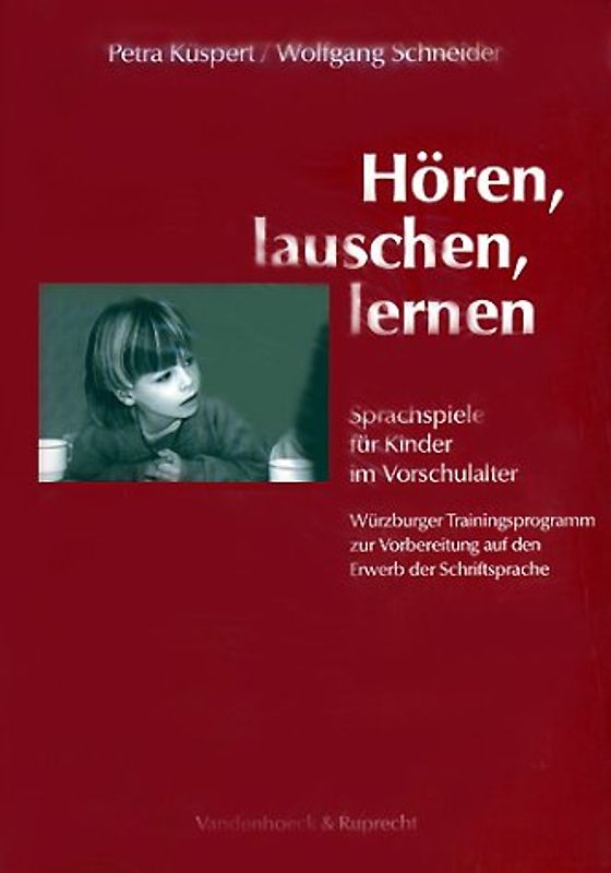 Hören, lauschen, lernen. Sprachspiele für Kinder im Vorschulalter - Würzburger Trainingsprogrammm... / Arbeitsbuch und Bildkarten (Box)