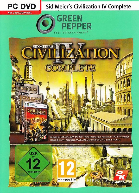 Civilization IV: Complete [Green Pepper] PC Spiele