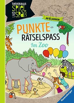 Punkte-Rätselspaß: Im Zoo