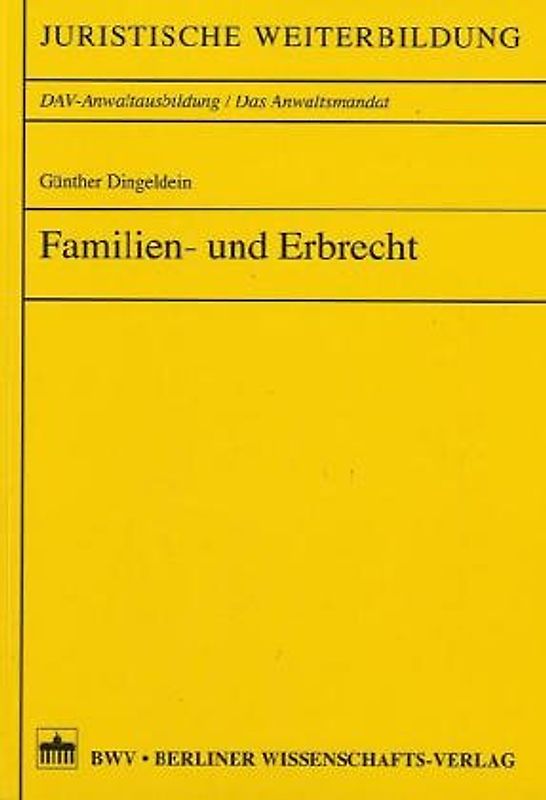 Familien- und Erbrecht