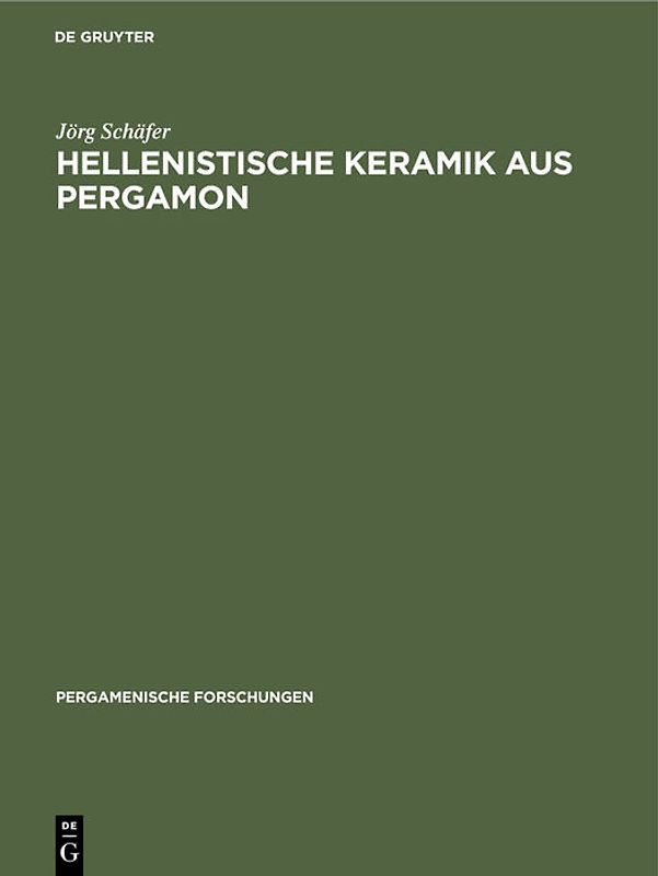 Hellenistische Keramik aus Pergamon