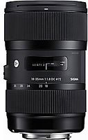Sigma A 18-35 mm F1.8 DC HSM 72 mm Filtergewinde (Sony A-mount Anschluss) schwarz