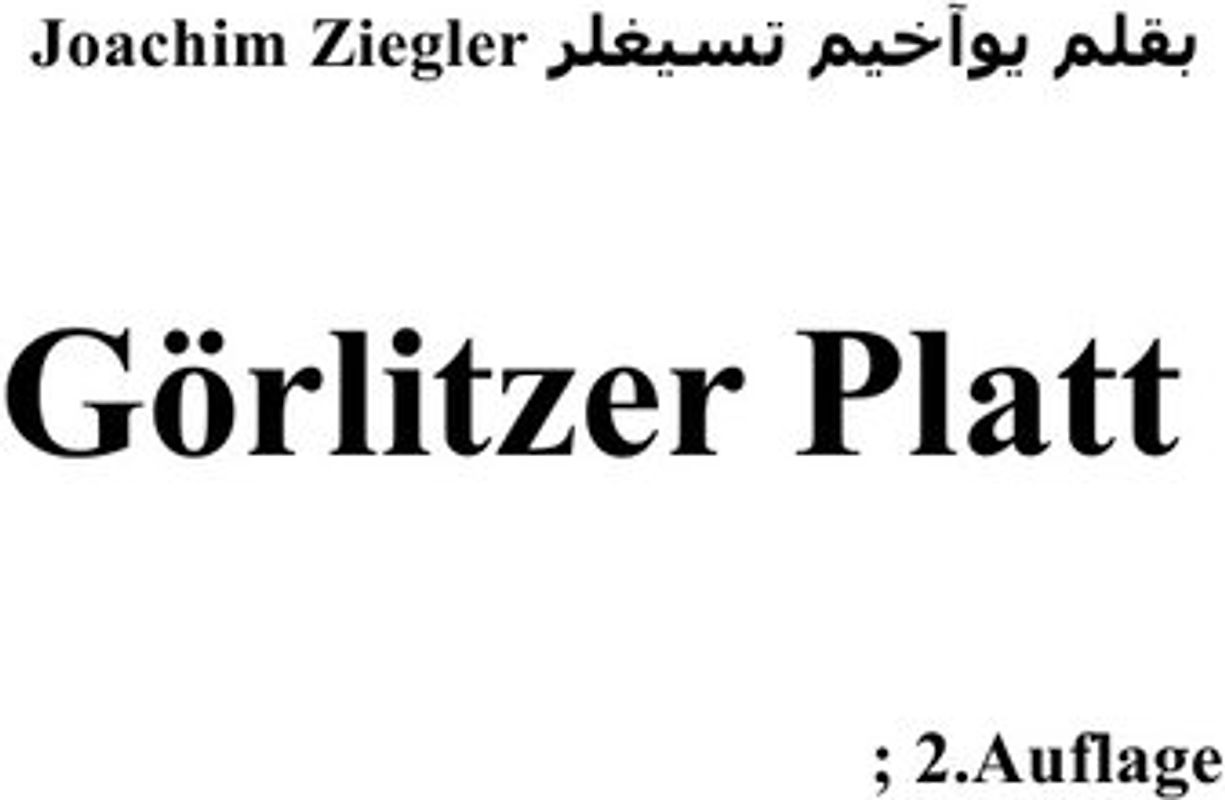 Görlitzer Platt ; 2.Auflage