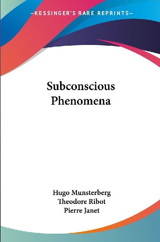 Subconscious Phenomena