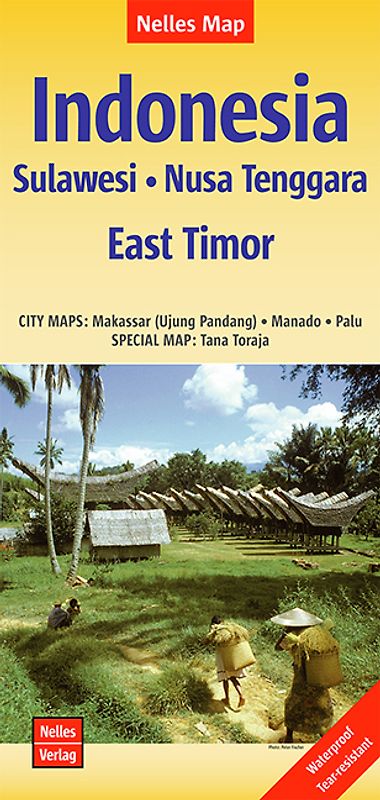 Nelles Map Landkarte Indonesia: Sulawesi, Nusa Tenggara - East Timor