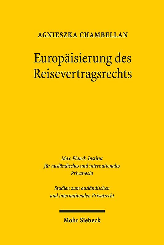 Europäisierung des Reisevertragsrechts