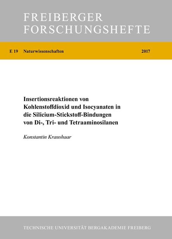 Insertionsreaktionen von Kohlenstoffdioxid und Isocyanaten in die Silicium-Stickstoff-Bindungen von Di-, Tri- und Tetraaminosilanen